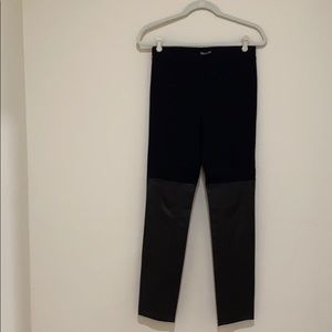 Vince fabric/lamb leather legging